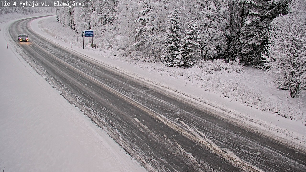 Kelikamerat Kuva Tie 4 Pyhäjärvi, Elämäjärvi, Pyhäjärvi, Pohjois-Pohjanmaa
