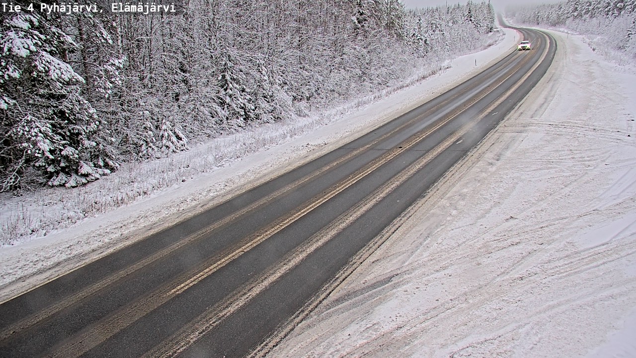Kelikamerat Kuva Tie 4 Pyhäjärvi, Elämäjärvi, Pyhäjärvi, Pohjois-Pohjanmaa