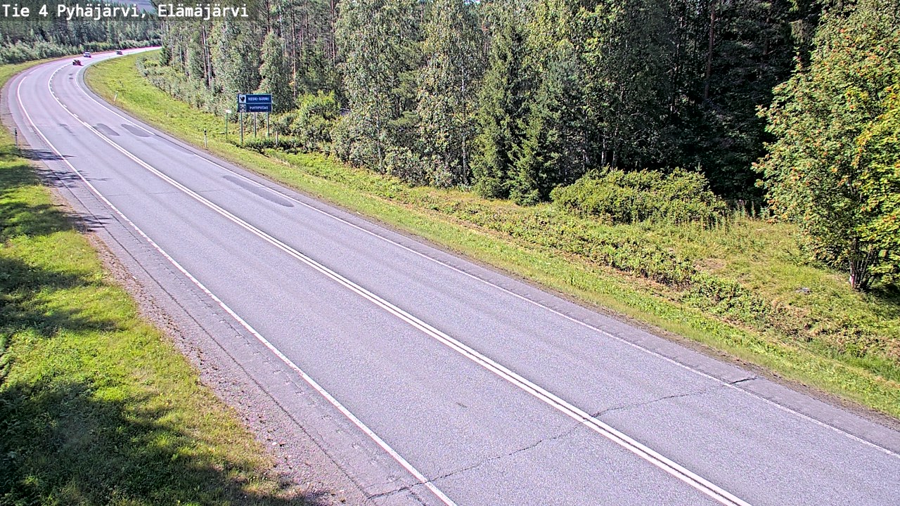 Kelikamerat Kuva Tie 4 Pyhäjärvi, Elämäjärvi, Pyhäjärvi, Pohjois-Pohjanmaa