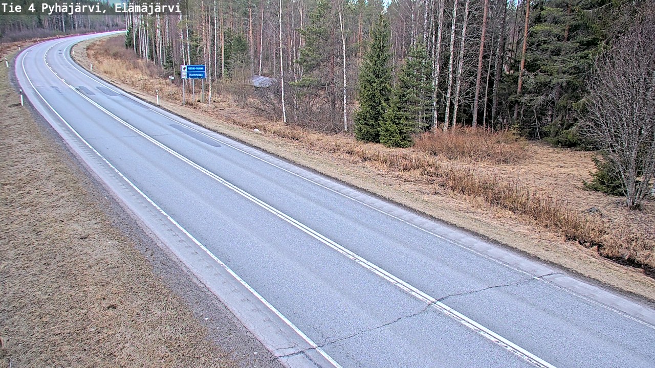 Kelikamerat Kuva Tie 4 Pyhäjärvi, Elämäjärvi, Pyhäjärvi, Pohjois-Pohjanmaa
