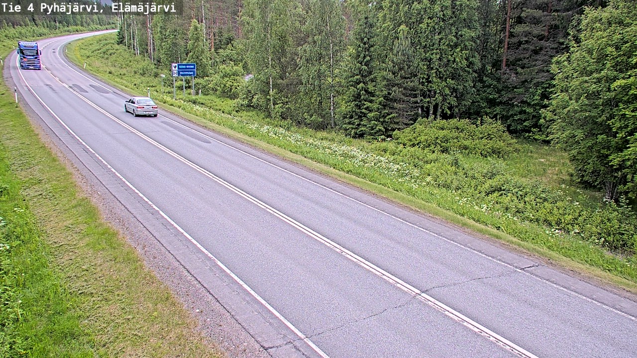 Kelikamerat Kuva Tie 4 Pyhäjärvi, Elämäjärvi, Pyhäjärvi, Pohjois-Pohjanmaa