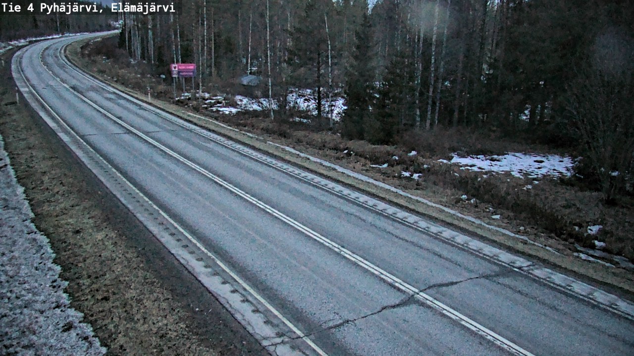 Kelikamerat Kuva Tie 4 Pyhäjärvi, Elämäjärvi, Pyhäjärvi, Pohjois-Pohjanmaa