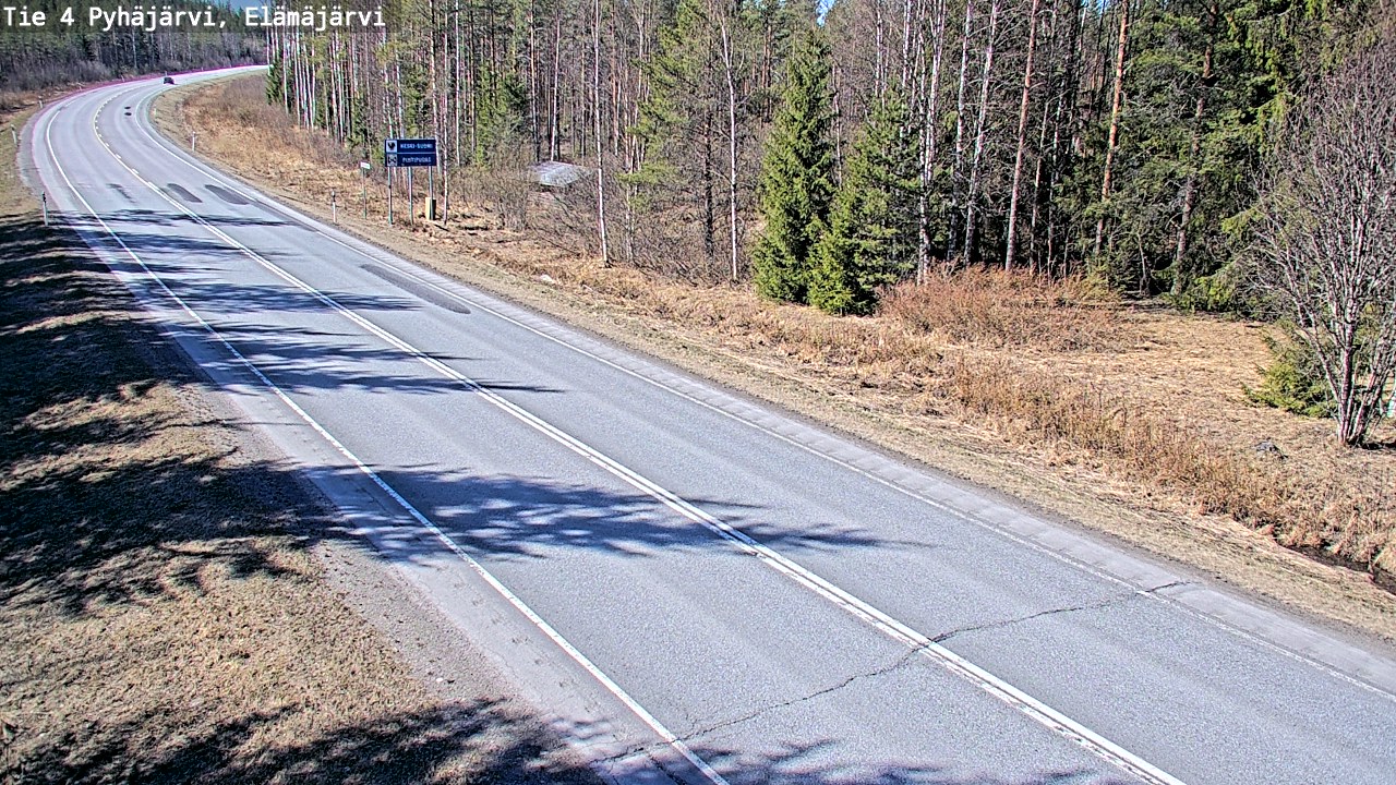 Kelikamerat Kuva Tie 4 Pyhäjärvi, Elämäjärvi, Pyhäjärvi, Pohjois-Pohjanmaa