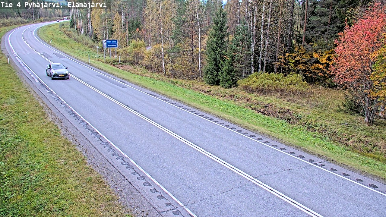 Kelikamerat Kuva Tie 4 Pyhäjärvi, Elämäjärvi, Pyhäjärvi, Pohjois-Pohjanmaa