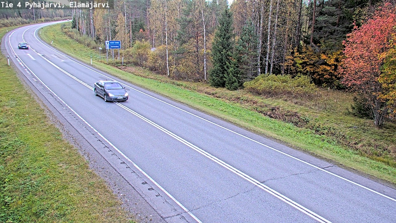 Kelikamerat Kuva Tie 4 Pyhäjärvi, Elämäjärvi, Pyhäjärvi, Pohjois-Pohjanmaa