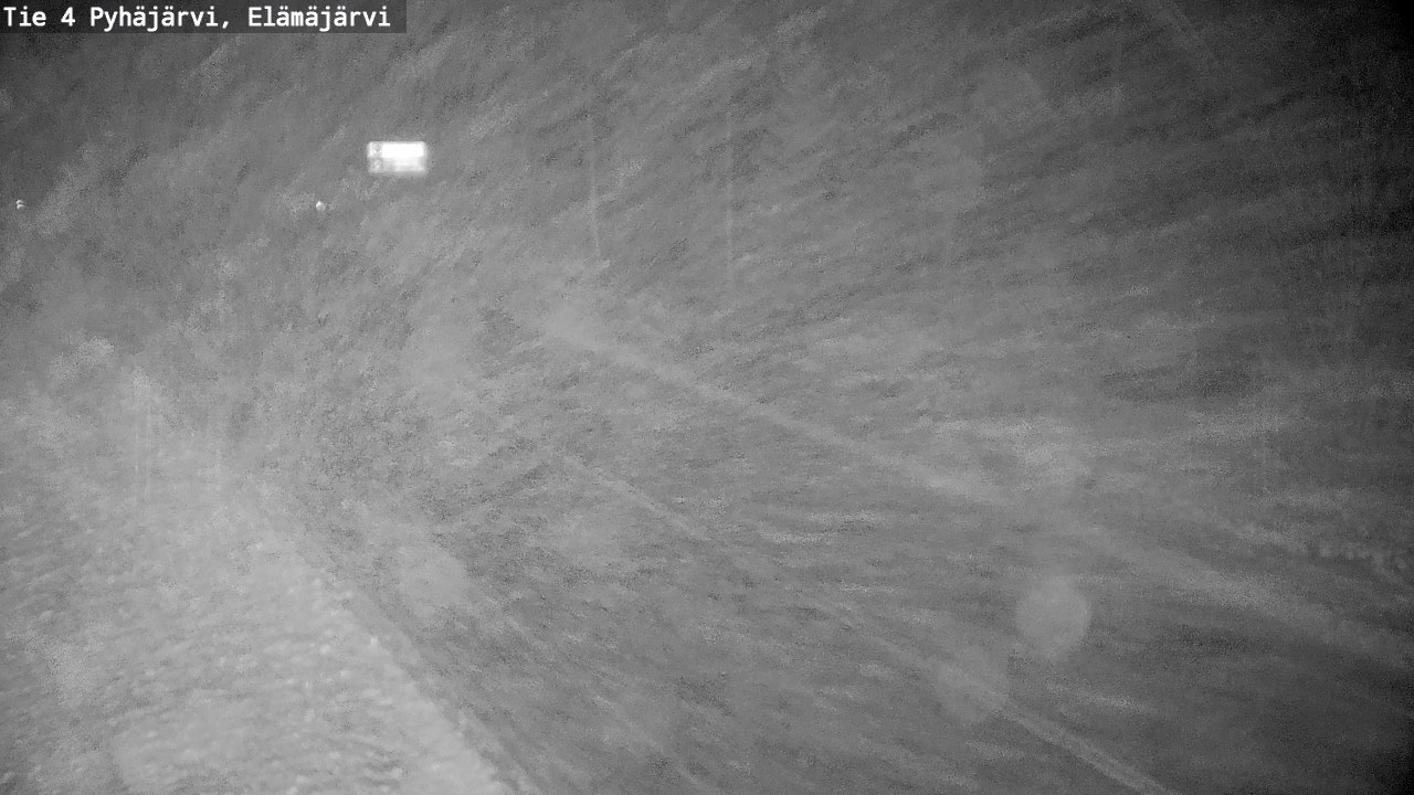 Weather Camera Image Road 4 Pyhäjärvi, Elämäjärvi, Pyhäjärvi, Pohjois-Pohjanmaa