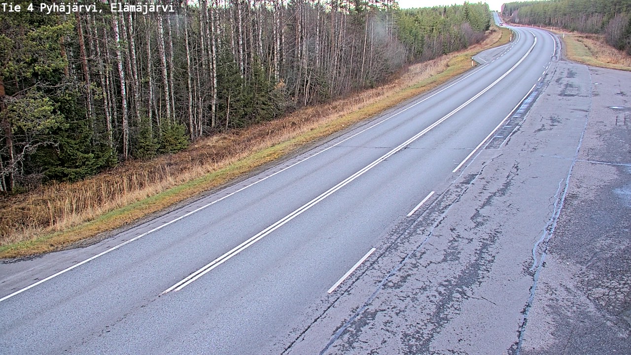 Kelikamerat Kuva Tie 4 Pyhäjärvi, Elämäjärvi, Pyhäjärvi, Pohjois-Pohjanmaa