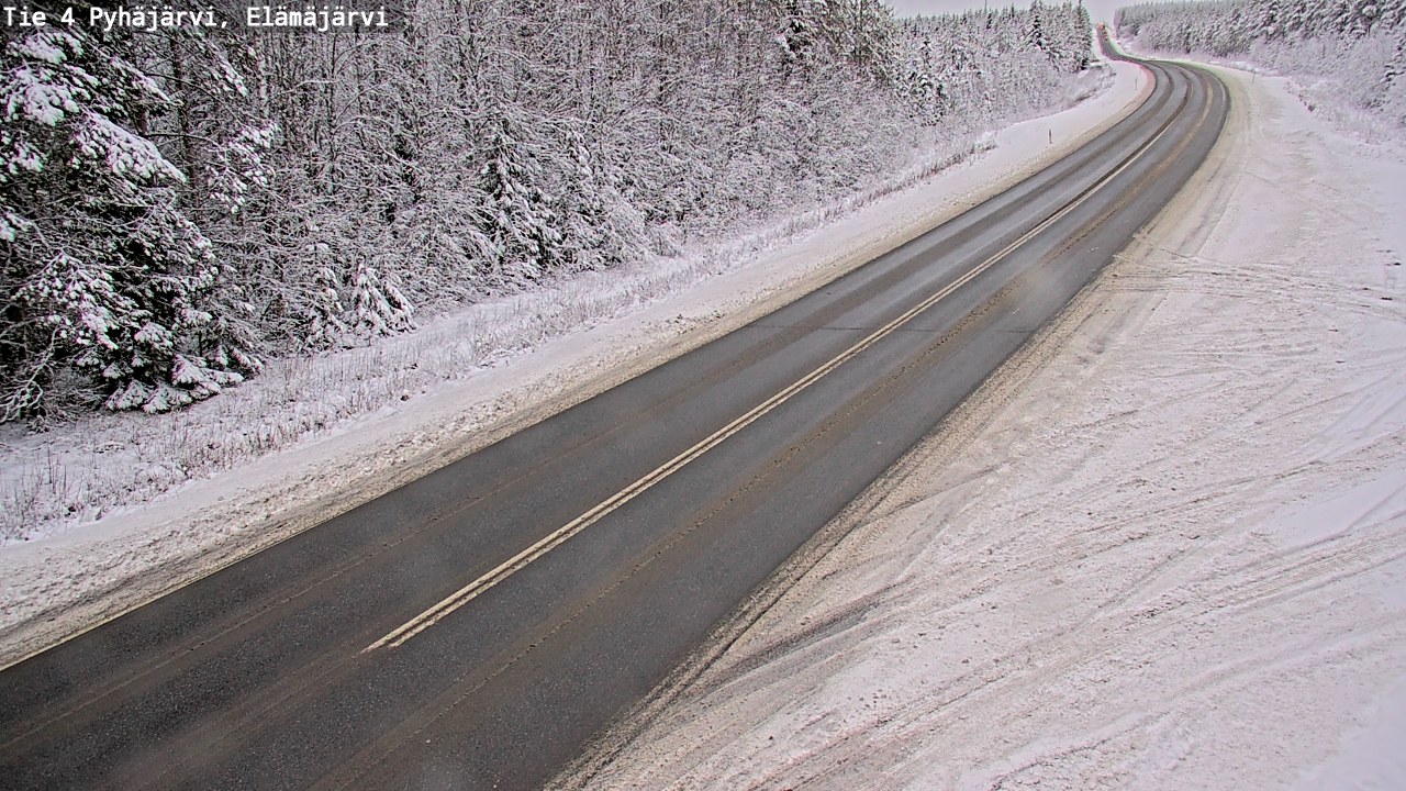 Kelikamerat Kuva Tie 4 Pyhäjärvi, Elämäjärvi, Pyhäjärvi, Pohjois-Pohjanmaa