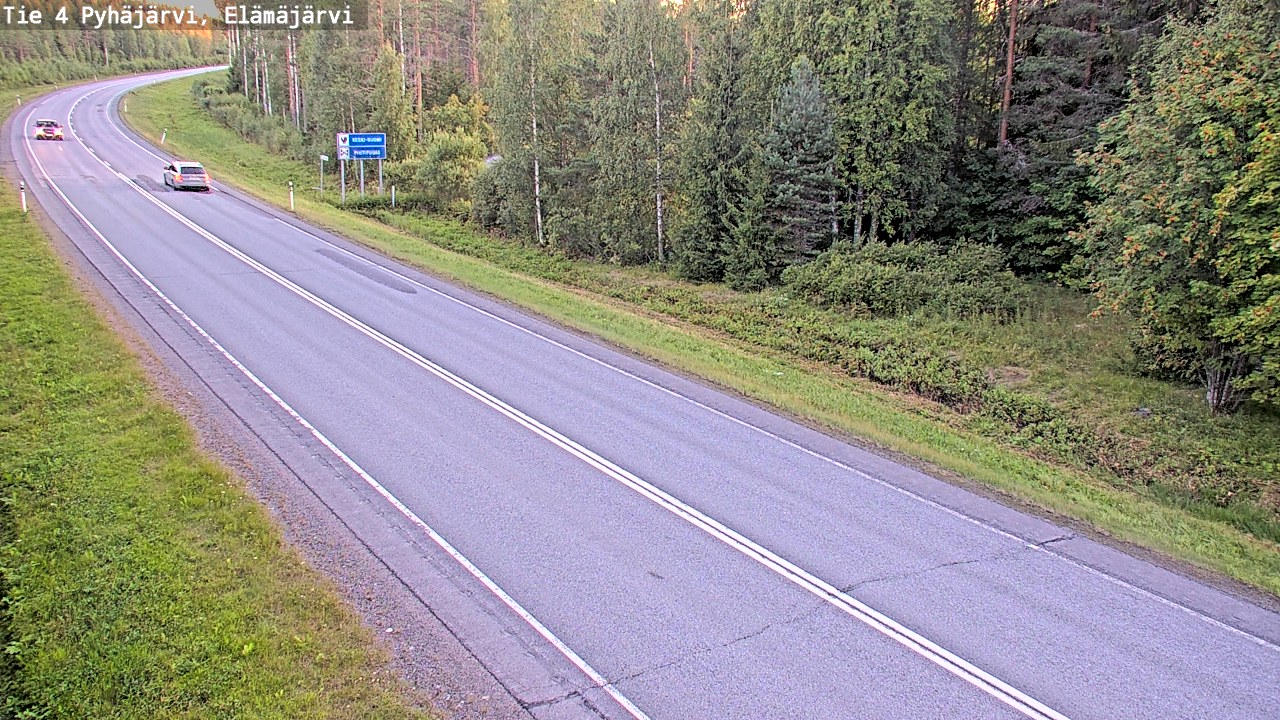 Kelikamerat Kuva Tie 4 Pyhäjärvi, Elämäjärvi, Pyhäjärvi, Pohjois-Pohjanmaa
