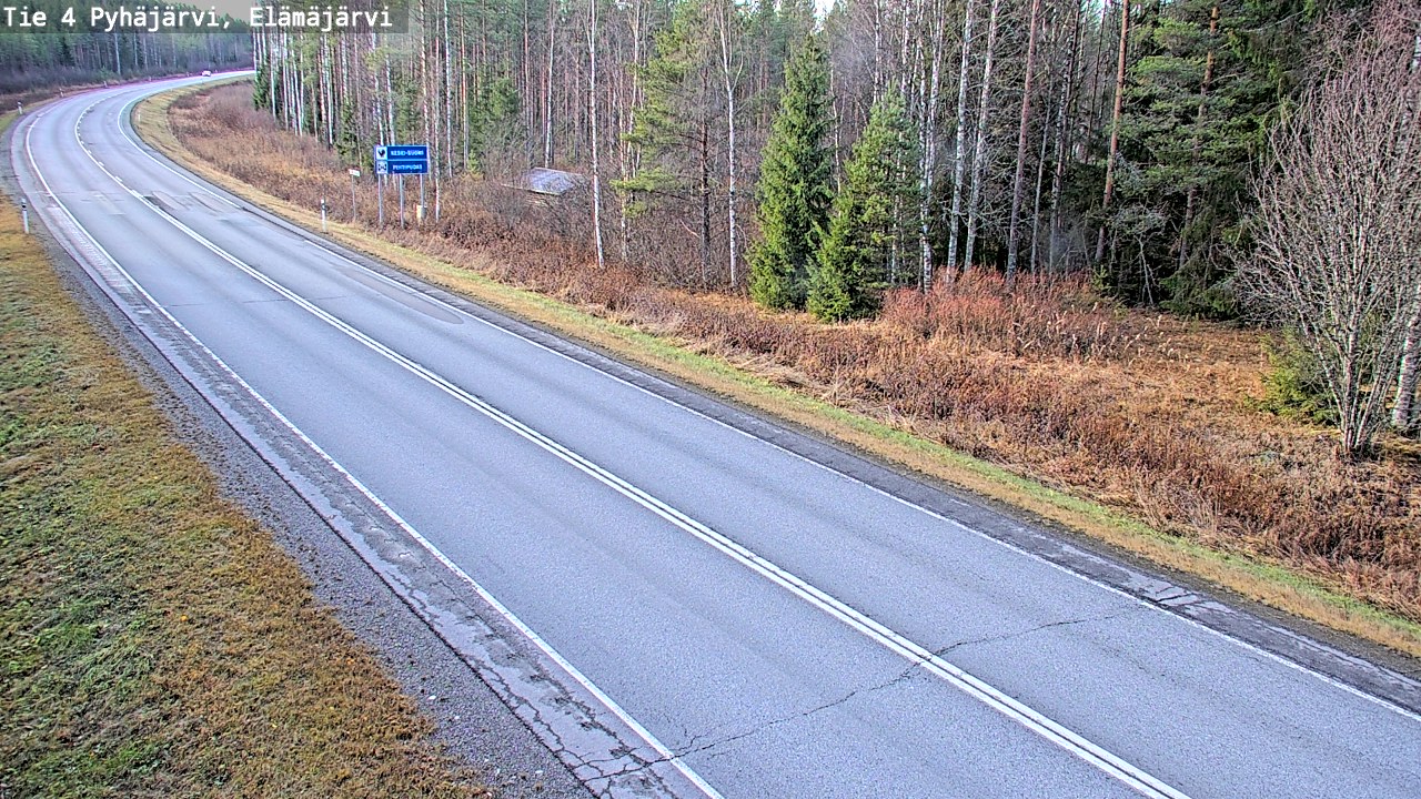Kelikamerat Kuva Tie 4 Pyhäjärvi, Elämäjärvi, Pyhäjärvi, Pohjois-Pohjanmaa