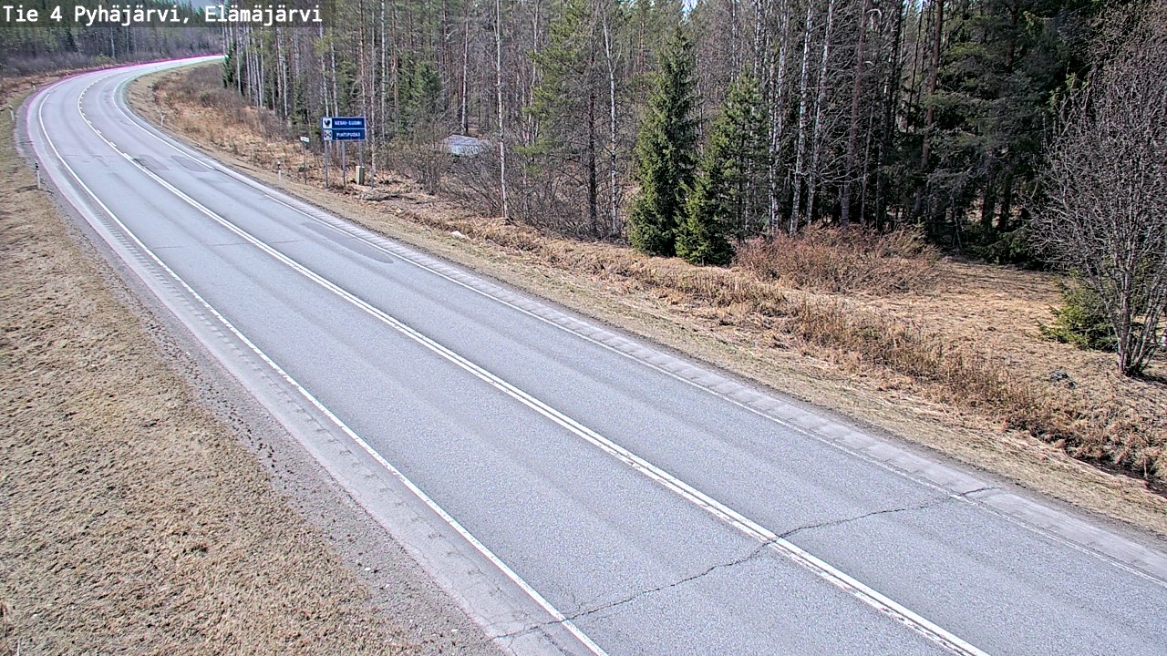 Kelikamerat Kuva Tie 4 Pyhäjärvi, Elämäjärvi, Pyhäjärvi, Pohjois-Pohjanmaa