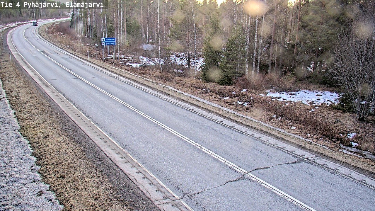 Kelikamerat Kuva Tie 4 Pyhäjärvi, Elämäjärvi, Pyhäjärvi, Pohjois-Pohjanmaa