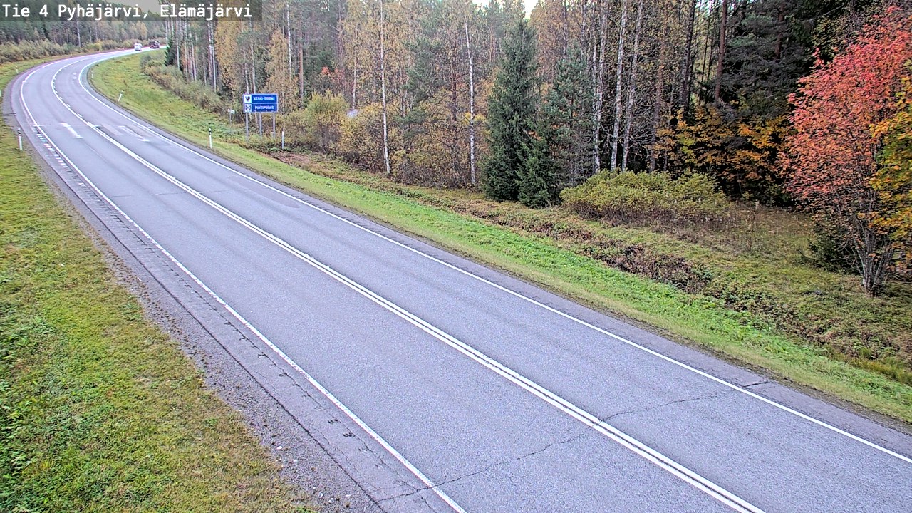 Kelikamerat Kuva Tie 4 Pyhäjärvi, Elämäjärvi, Pyhäjärvi, Pohjois-Pohjanmaa