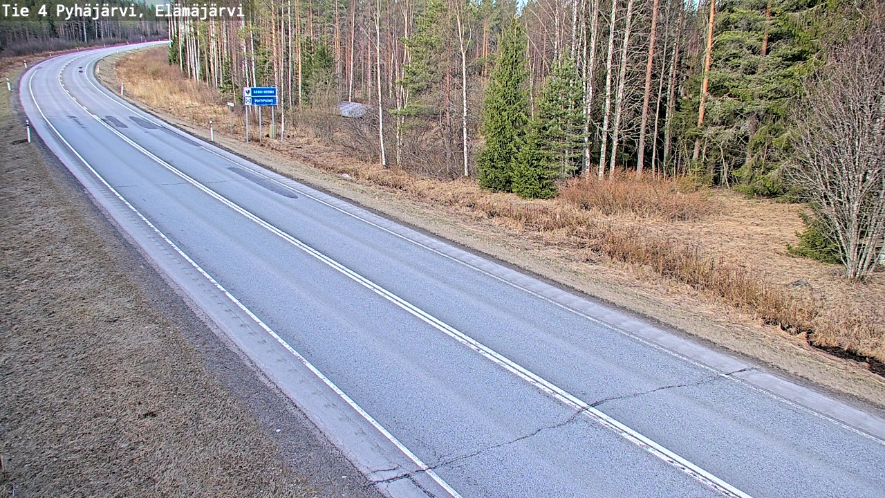 Kelikamerat Kuva Tie 4 Pyhäjärvi, Elämäjärvi, Pyhäjärvi, Pohjois-Pohjanmaa