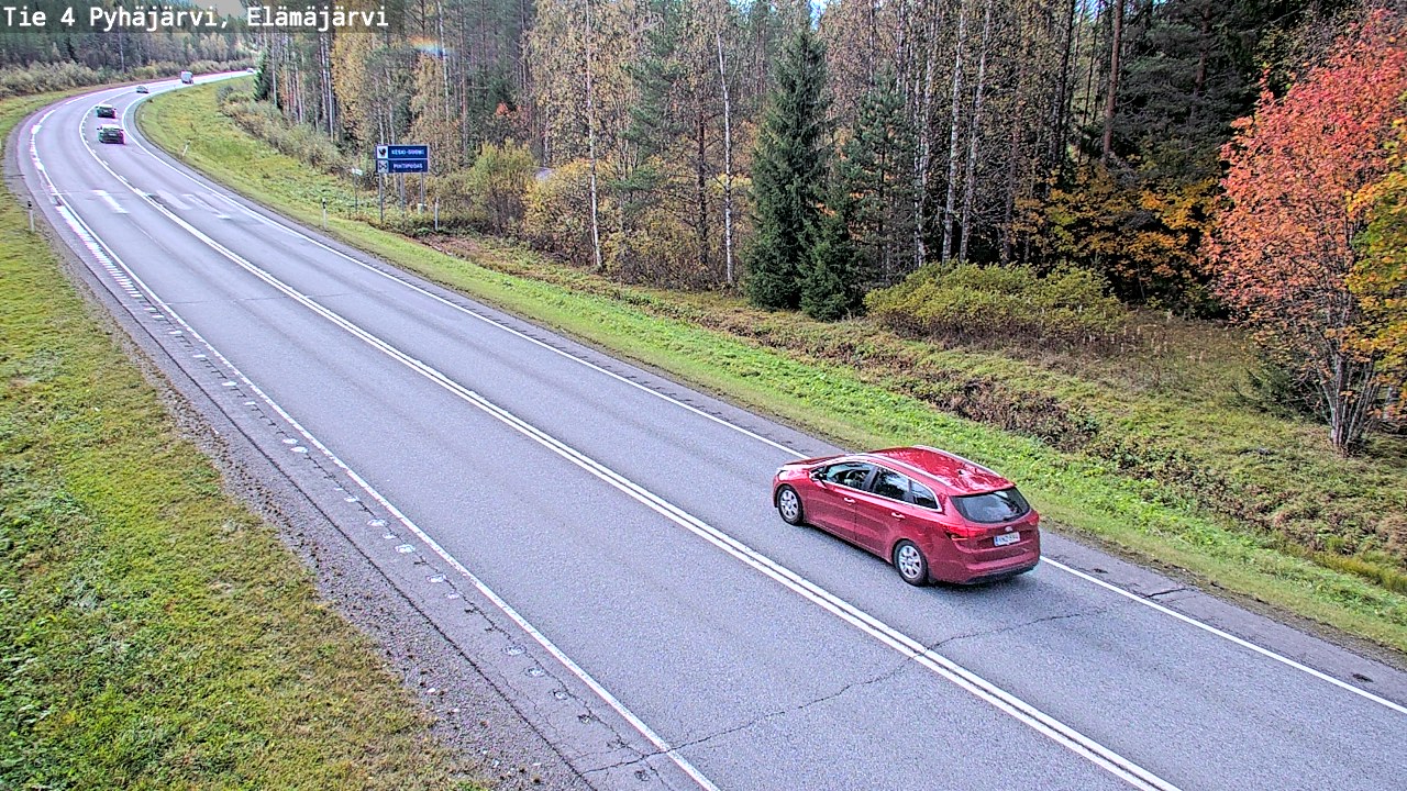 Kelikamerat Kuva Tie 4 Pyhäjärvi, Elämäjärvi, Pyhäjärvi, Pohjois-Pohjanmaa