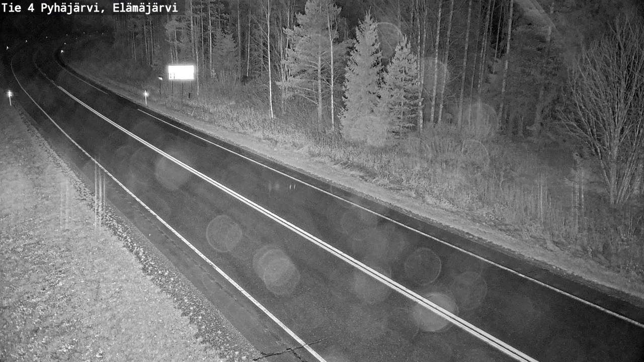 Kelikamerat Kuva Tie 4 Pyhäjärvi, Elämäjärvi, Pyhäjärvi, Pohjois-Pohjanmaa