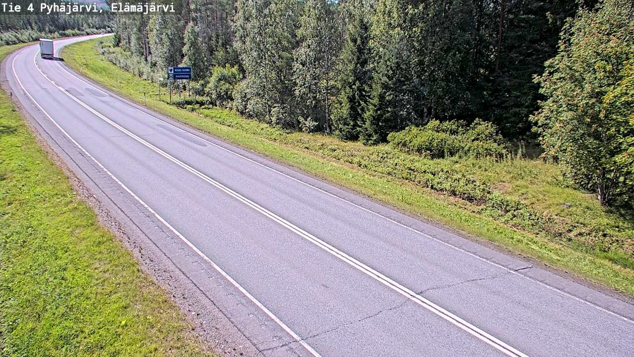 Kelikamerat Kuva Tie 4 Pyhäjärvi, Elämäjärvi, Pyhäjärvi, Pohjois-Pohjanmaa