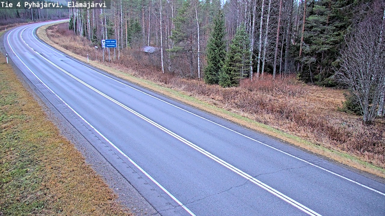 Kelikamerat Kuva Tie 4 Pyhäjärvi, Elämäjärvi, Pyhäjärvi, Pohjois-Pohjanmaa