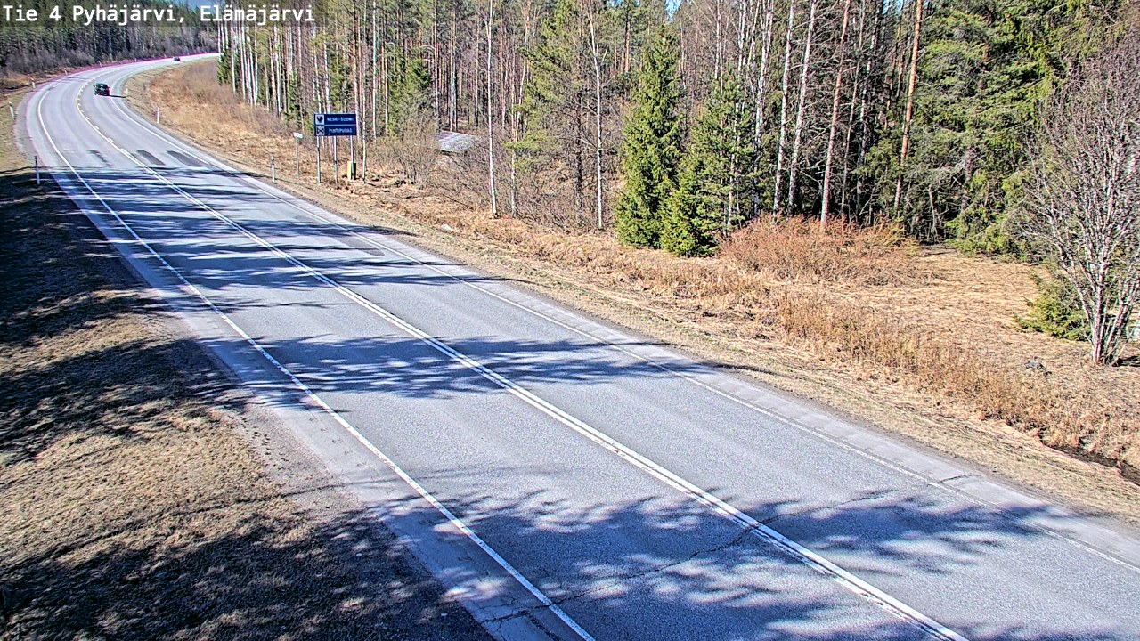 Kelikamerat Kuva Tie 4 Pyhäjärvi, Elämäjärvi, Pyhäjärvi, Pohjois-Pohjanmaa