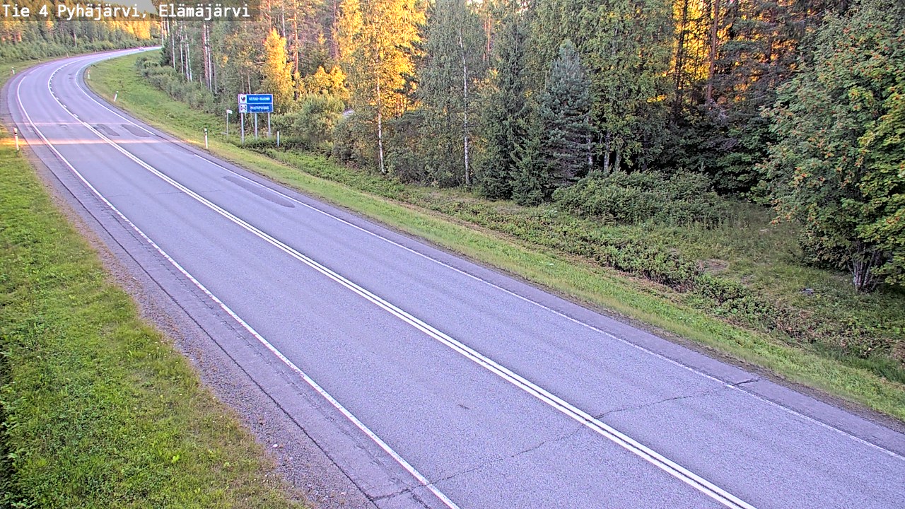 Kelikamerat Kuva Tie 4 Pyhäjärvi, Elämäjärvi, Pyhäjärvi, Pohjois-Pohjanmaa