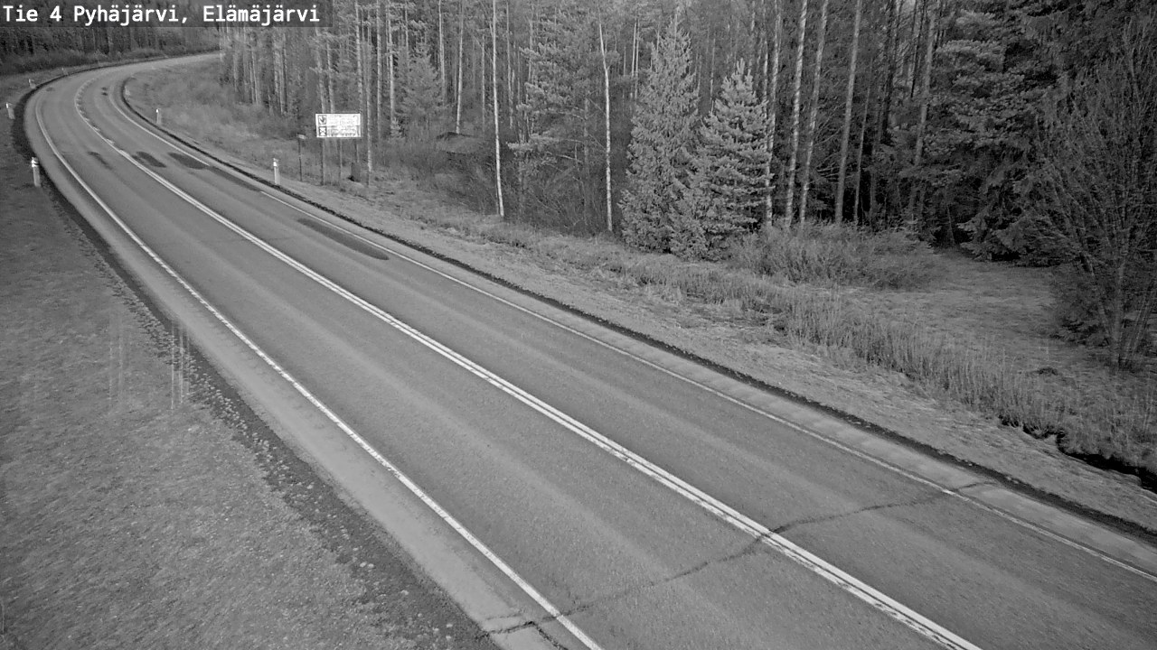 Kelikamerat Kuva Tie 4 Pyhäjärvi, Elämäjärvi, Pyhäjärvi, Pohjois-Pohjanmaa