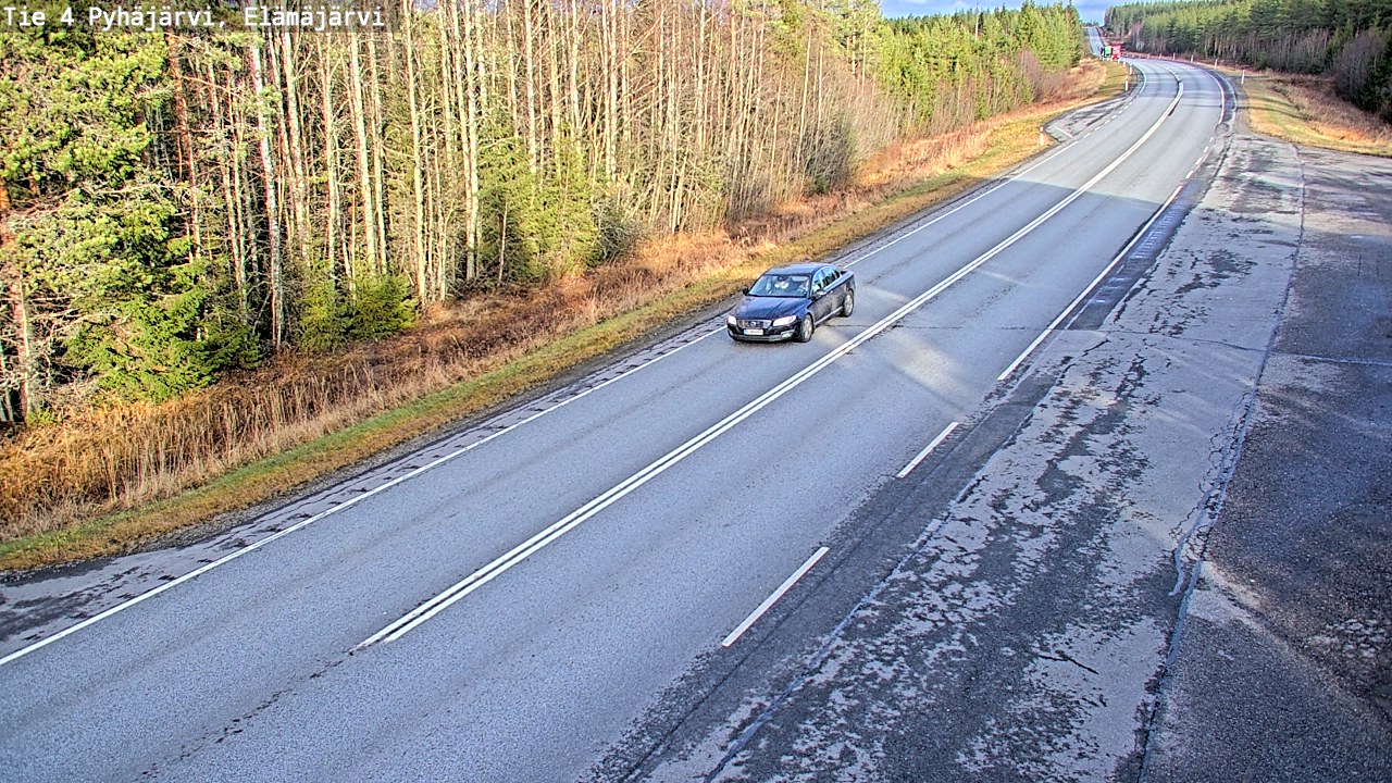 Kelikamerat Kuva Tie 4 Pyhäjärvi, Elämäjärvi, Pyhäjärvi, Pohjois-Pohjanmaa