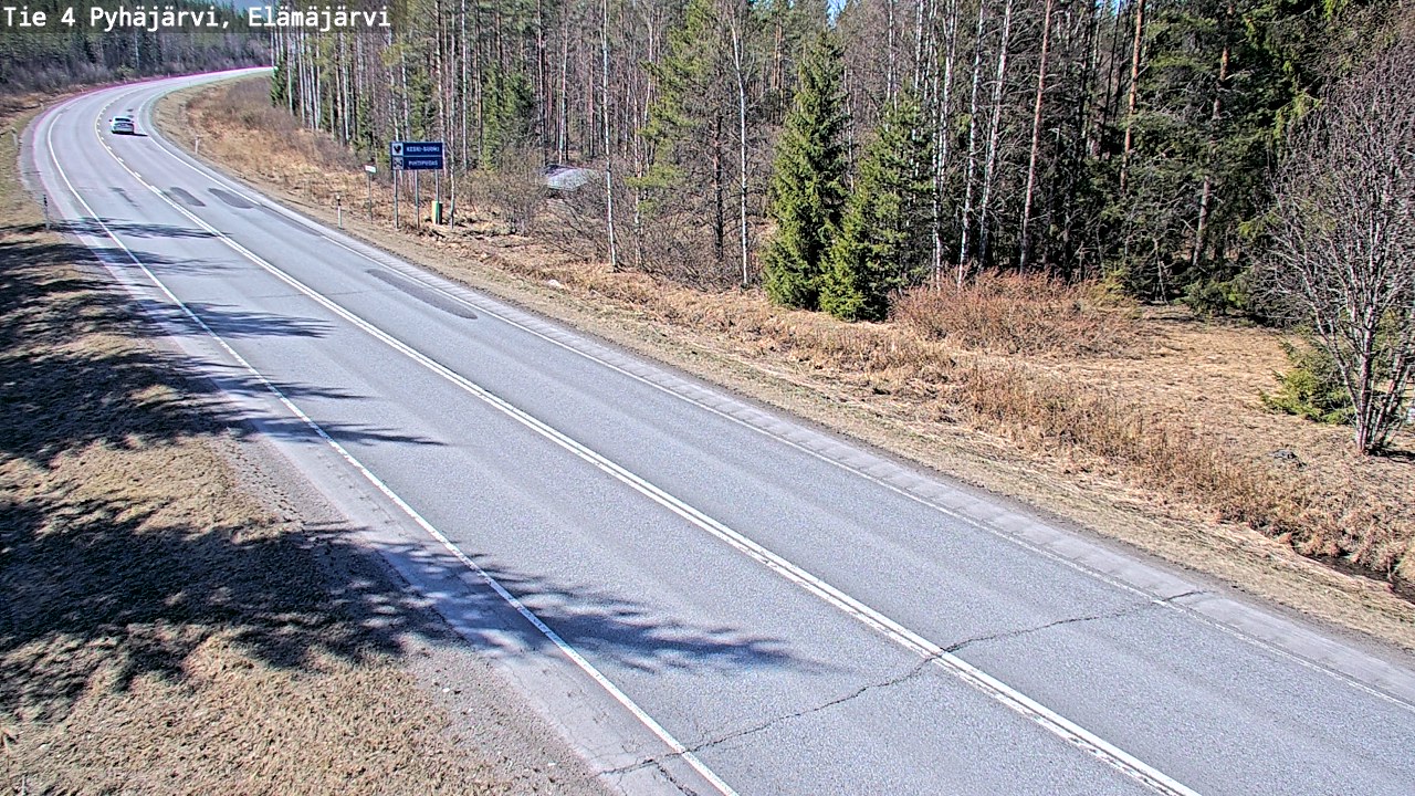 Kelikamerat Kuva Tie 4 Pyhäjärvi, Elämäjärvi, Pyhäjärvi, Pohjois-Pohjanmaa