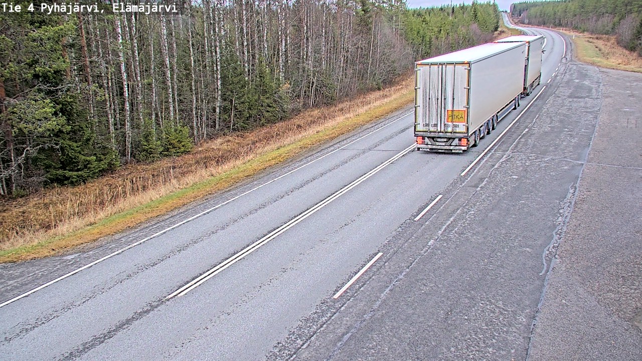 Kelikamerat Kuva Tie 4 Pyhäjärvi, Elämäjärvi, Pyhäjärvi, Pohjois-Pohjanmaa