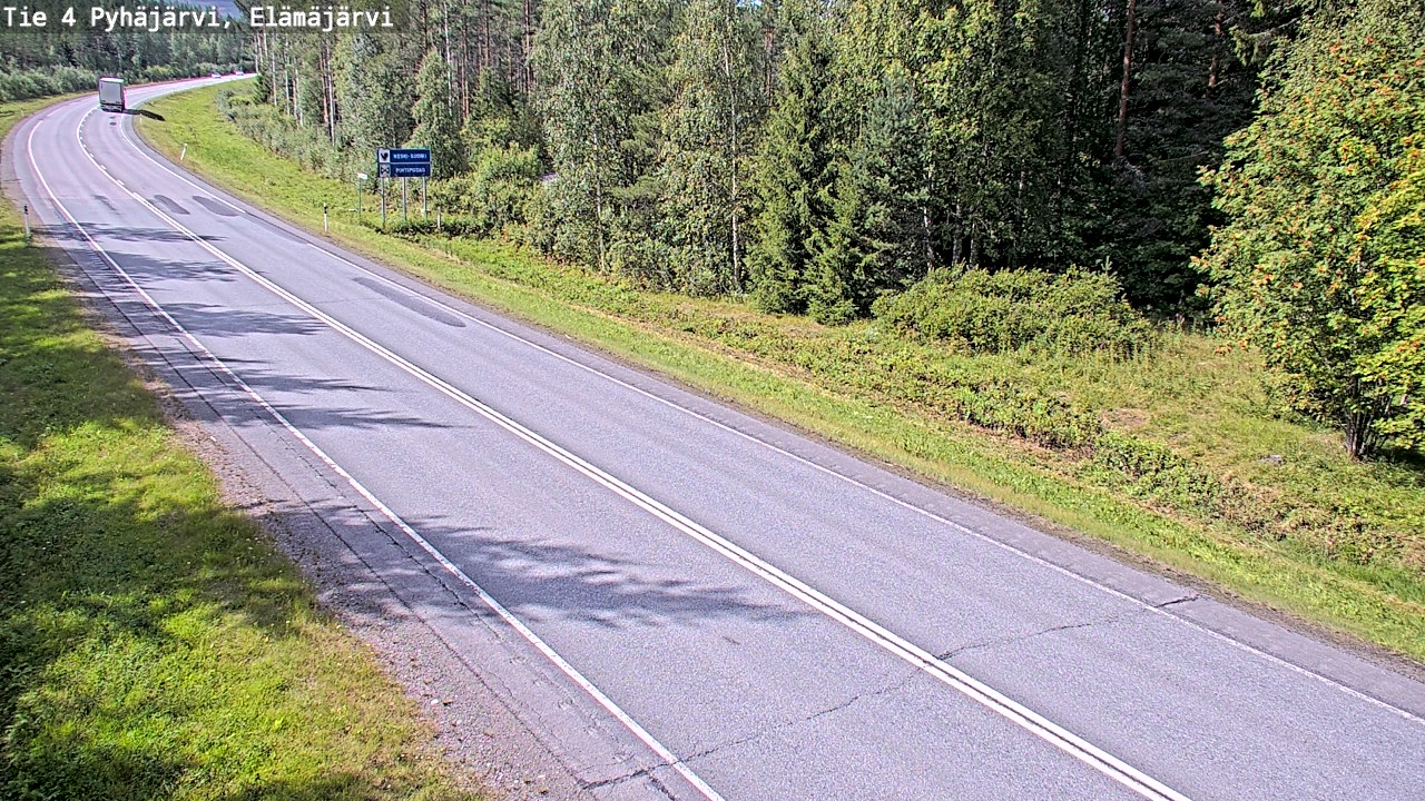 Kelikamerat Kuva Tie 4 Pyhäjärvi, Elämäjärvi, Pyhäjärvi, Pohjois-Pohjanmaa