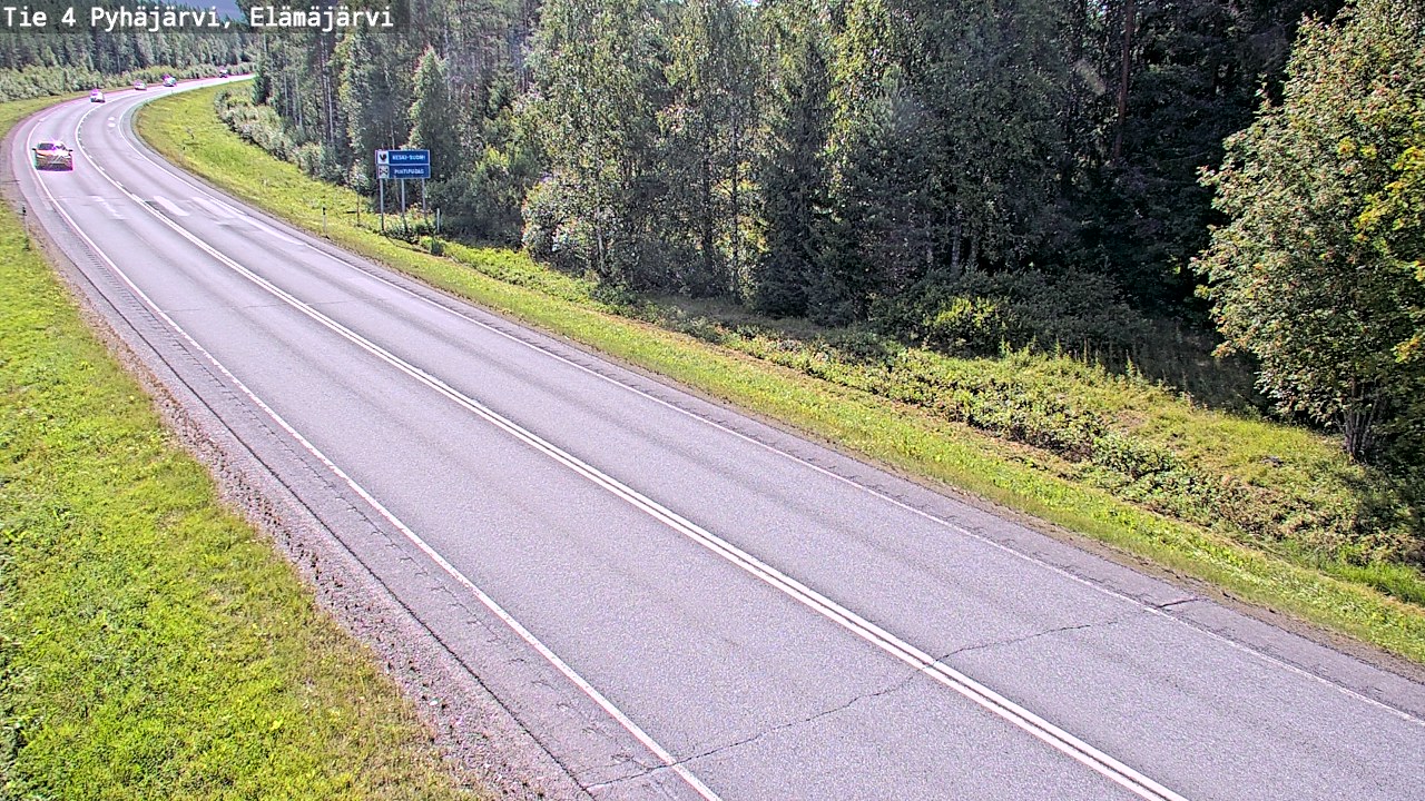 Kelikamerat Kuva Tie 4 Pyhäjärvi, Elämäjärvi, Pyhäjärvi, Pohjois-Pohjanmaa