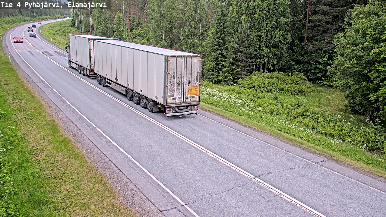 Kelikamerat Kuva Tie 4 Pyhäjärvi, Elämäjärvi, Pyhäjärvi, Pohjois-Pohjanmaa