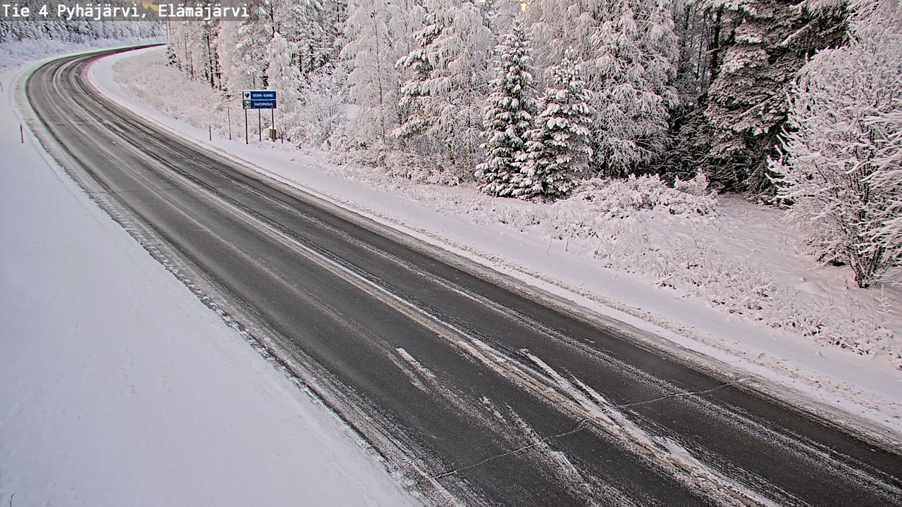 Kelikamerat Kuva Tie 4 Pyhäjärvi, Elämäjärvi, Pyhäjärvi, Pohjois-Pohjanmaa