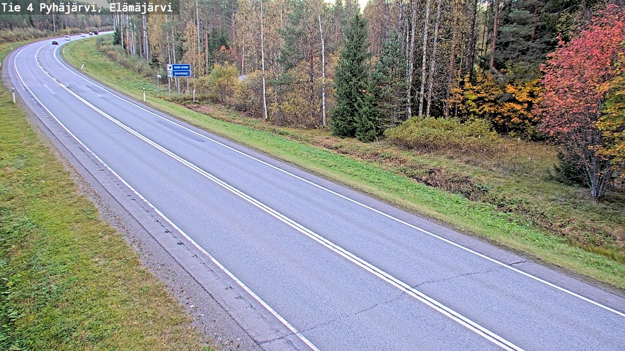 Kelikamerat Kuva Tie 4 Pyhäjärvi, Elämäjärvi, Pyhäjärvi, Pohjois-Pohjanmaa