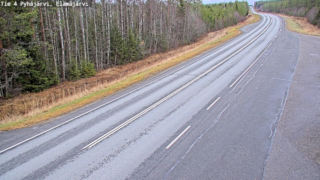 Kelikamerat Kuva Tie 4 Pyhäjärvi, Elämäjärvi, Pyhäjärvi, Pohjois-Pohjanmaa