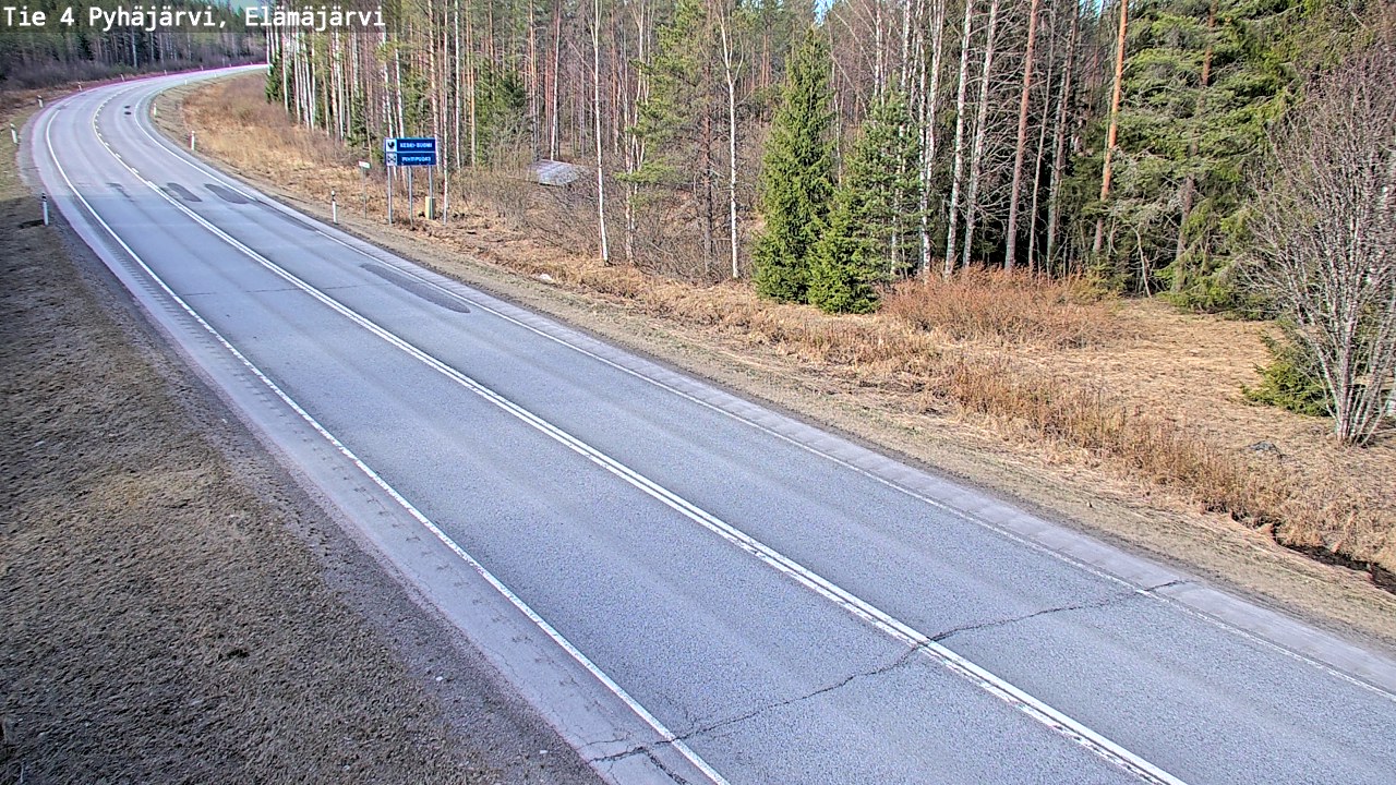 Kelikamerat Kuva Tie 4 Pyhäjärvi, Elämäjärvi, Pyhäjärvi, Pohjois-Pohjanmaa