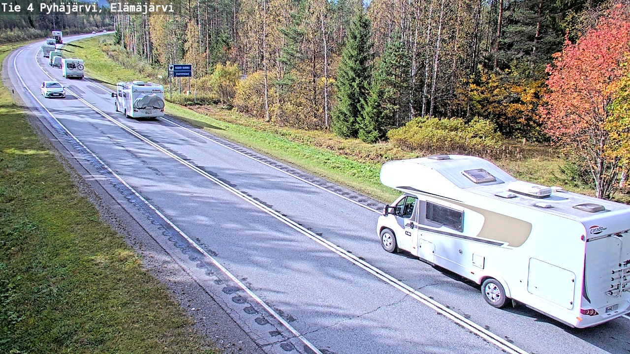 Kelikamerat Kuva Tie 4 Pyhäjärvi, Elämäjärvi, Pyhäjärvi, Pohjois-Pohjanmaa