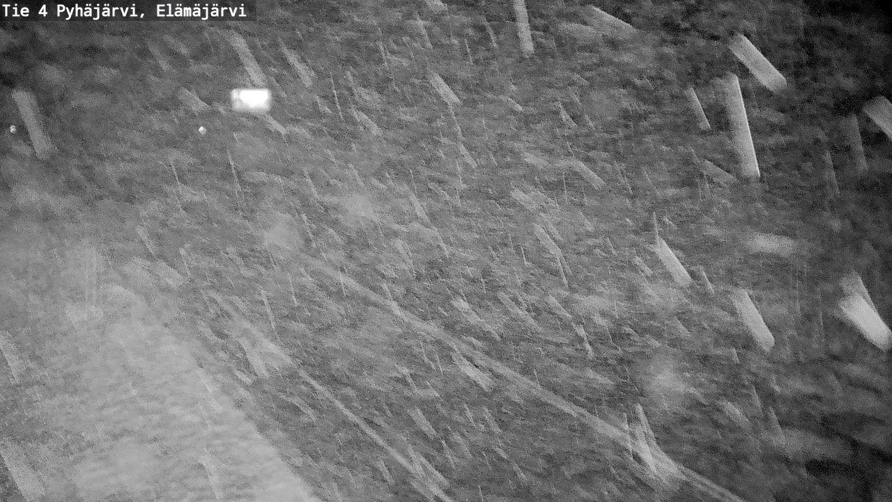 Weather Camera Image Väg 4 Pyhäjärvi, Elämäjärvi, Pyhäjärvi, Pohjois-Pohjanmaa