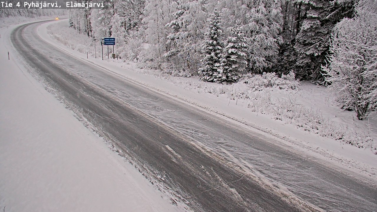Kelikamerat Kuva Tie 4 Pyhäjärvi, Elämäjärvi, Pyhäjärvi, Pohjois-Pohjanmaa