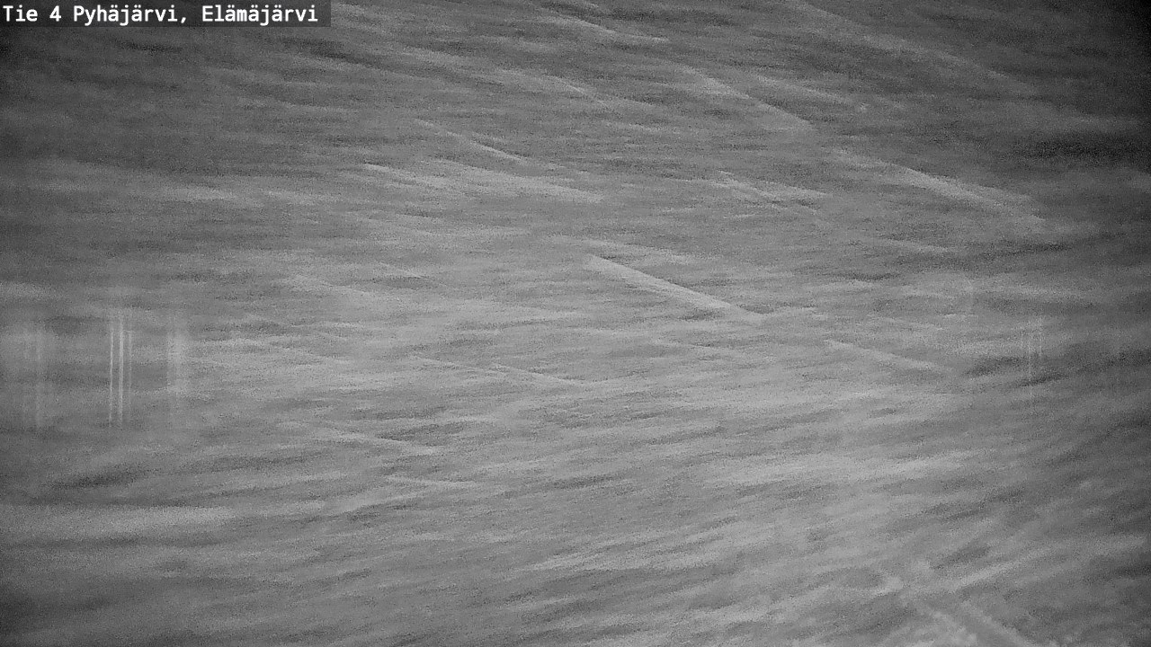 Weather Camera Image Road 4 Pyhäjärvi, Elämäjärvi, Pyhäjärvi, Pohjois-Pohjanmaa