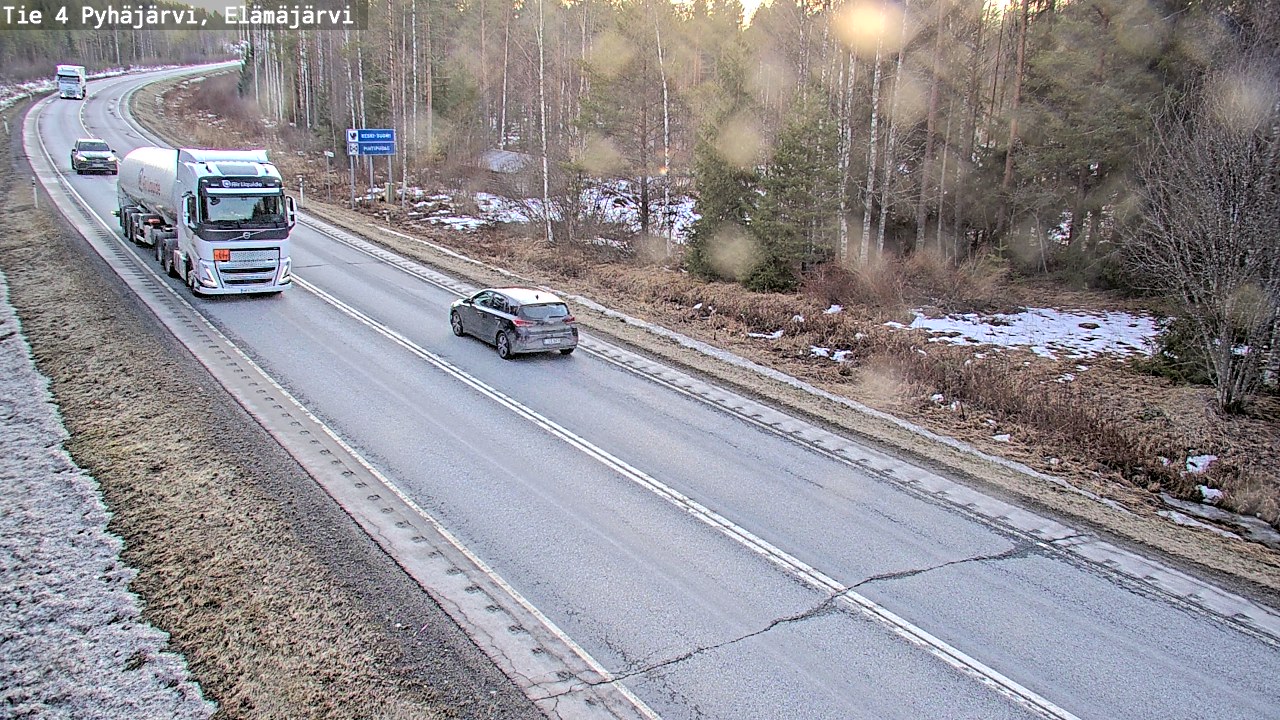 Kelikamerat Kuva Tie 4 Pyhäjärvi, Elämäjärvi, Pyhäjärvi, Pohjois-Pohjanmaa