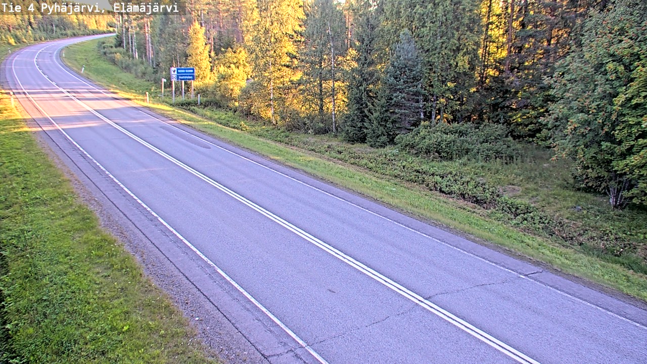 Kelikamerat Kuva Tie 4 Pyhäjärvi, Elämäjärvi, Pyhäjärvi, Pohjois-Pohjanmaa