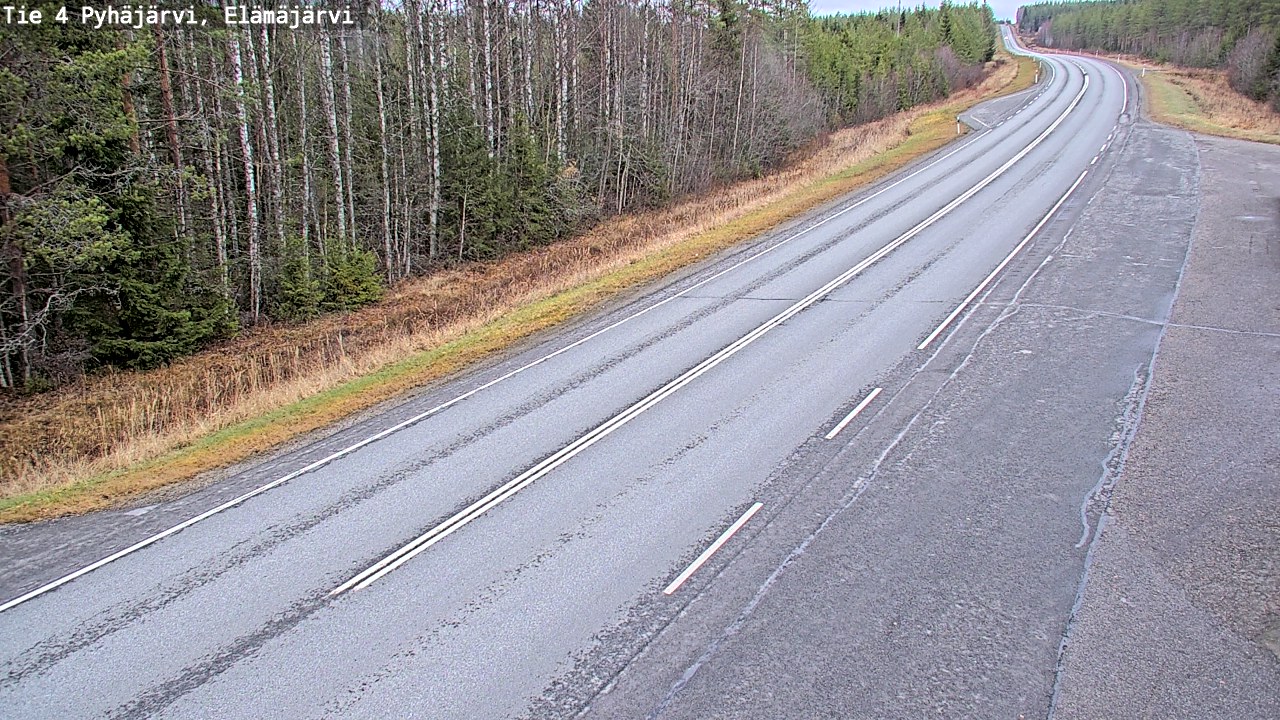 Kelikamerat Kuva Tie 4 Pyhäjärvi, Elämäjärvi, Pyhäjärvi, Pohjois-Pohjanmaa