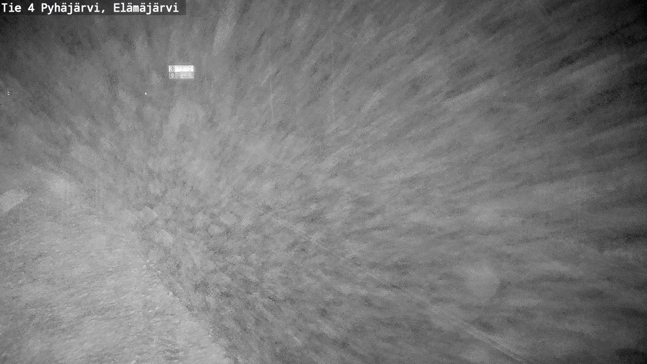 Weather Camera Image Road 4 Pyhäjärvi, Elämäjärvi, Pyhäjärvi, Pohjois-Pohjanmaa