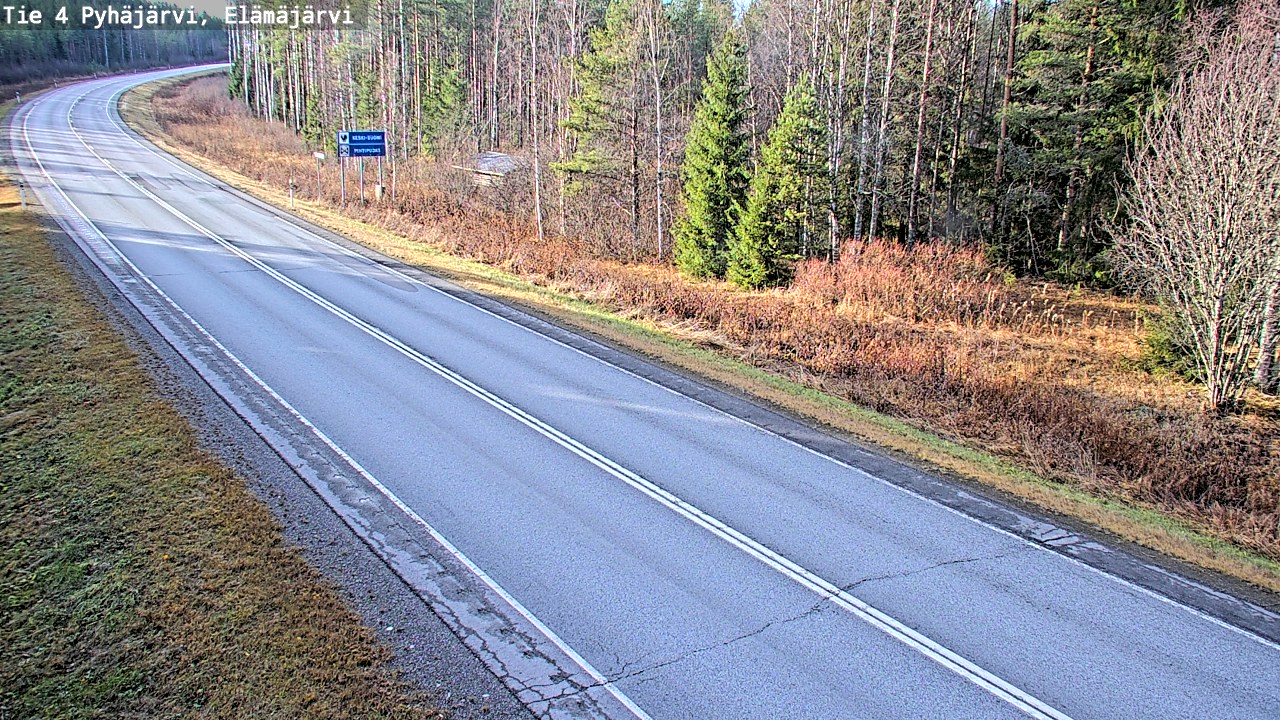 Kelikamerat Kuva Tie 4 Pyhäjärvi, Elämäjärvi, Pyhäjärvi, Pohjois-Pohjanmaa