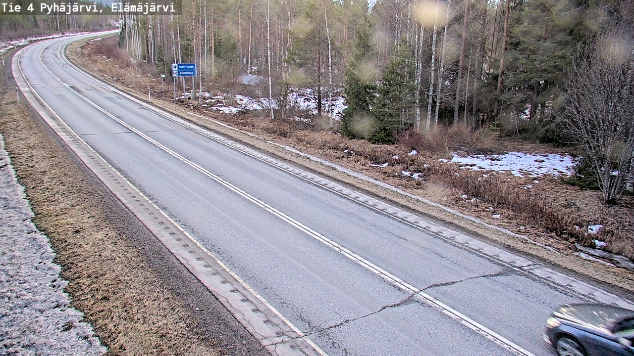 Kelikamerat Kuva Tie 4 Pyhäjärvi, Elämäjärvi, Pyhäjärvi, Pohjois-Pohjanmaa