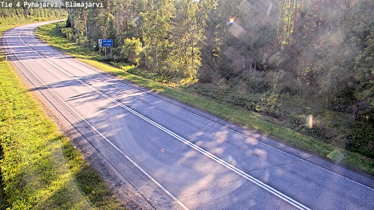 Kelikamerat Kuva Tie 4 Pyhäjärvi, Elämäjärvi, Pyhäjärvi, Pohjois-Pohjanmaa