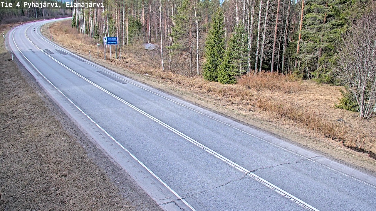 Kelikamerat Kuva Tie 4 Pyhäjärvi, Elämäjärvi, Pyhäjärvi, Pohjois-Pohjanmaa