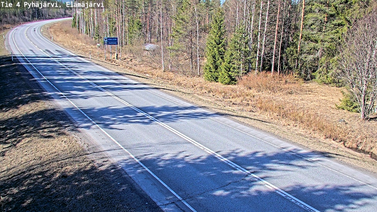 Kelikamerat Kuva Tie 4 Pyhäjärvi, Elämäjärvi, Pyhäjärvi, Pohjois-Pohjanmaa