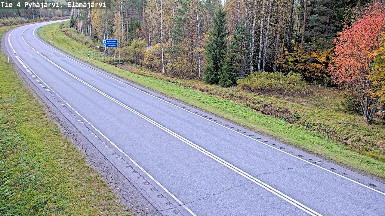 Kelikamerat Kuva Tie 4 Pyhäjärvi, Elämäjärvi, Pyhäjärvi, Pohjois-Pohjanmaa