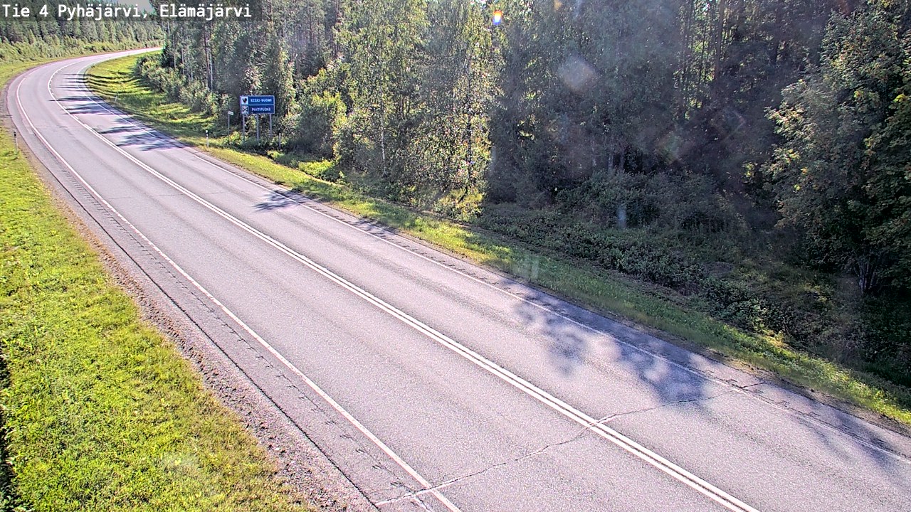 Kelikamerat Kuva Tie 4 Pyhäjärvi, Elämäjärvi, Pyhäjärvi, Pohjois-Pohjanmaa